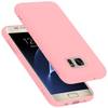 Cadorabo Schutzhülle für Samsung Galaxy S7 Hülle in Rosa Handyhülle Case Cover TPU Etui