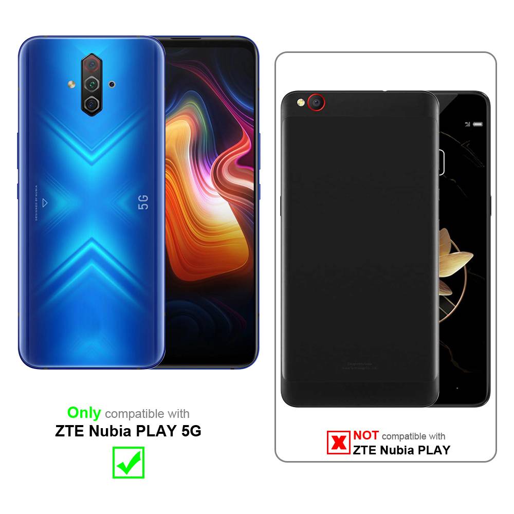 Cadorabo Handykette für ZTE Nubia PLAY 5G in Pink - Handy Schutz Hülle Necklace mit Verstellbaren Band Kordel zum-1