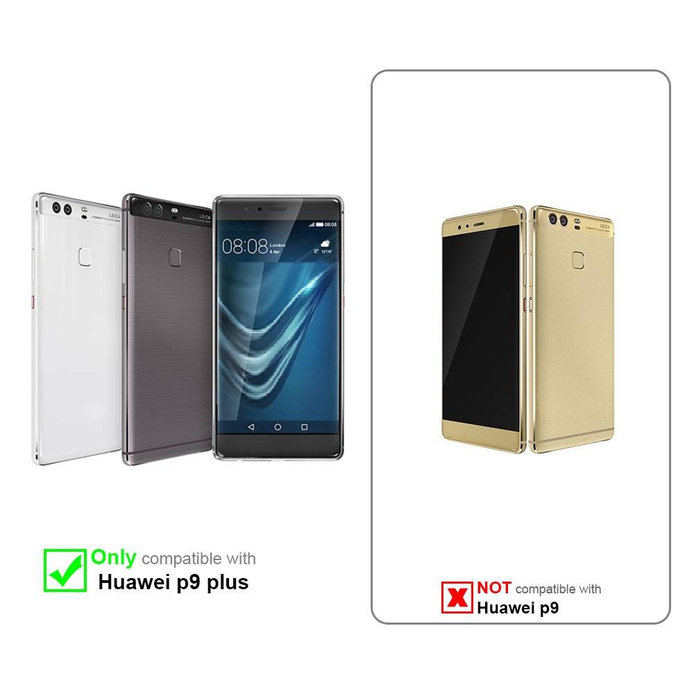 Cadorabo Handykette für Huawei P9 PLUS in Schwarz - Handy Schutz Hülle Necklace mit Verstellbaren Band Kordel zum-1