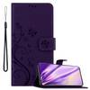 Cadorabo Hülle für Samsung Galaxy S20 Schutz Hülle in Lila Schutzhülle Handy Hülle Etui Case Blumen Flower