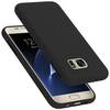 Cadorabo Schutzhülle für Samsung Galaxy S7 Hülle in Schwarz Handyhülle Case Cover TPU Etui