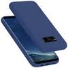 Cadorabo Schutzhülle für Samsung Galaxy S8 Hülle in Blau Handyhülle Case Cover TPU Etui