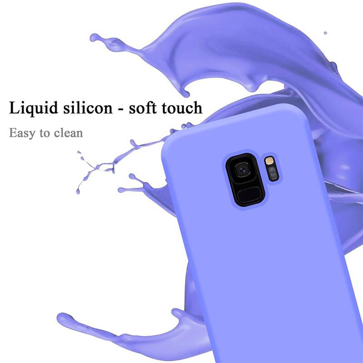 Cadorabo Schutzhülle für Samsung Galaxy S9 Hülle in Lila Handyhülle Case Cover TPU Etui-2