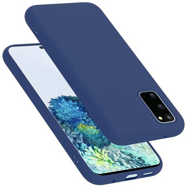 Cadorabo Schutzhülle für Samsung Galaxy S20 Hülle in Blau Handyhülle Case Cover TPU Etui