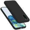 Cadorabo Schutzhülle für Samsung Galaxy S20 Hülle in Schwarz Handyhülle Case Cover TPU Etui