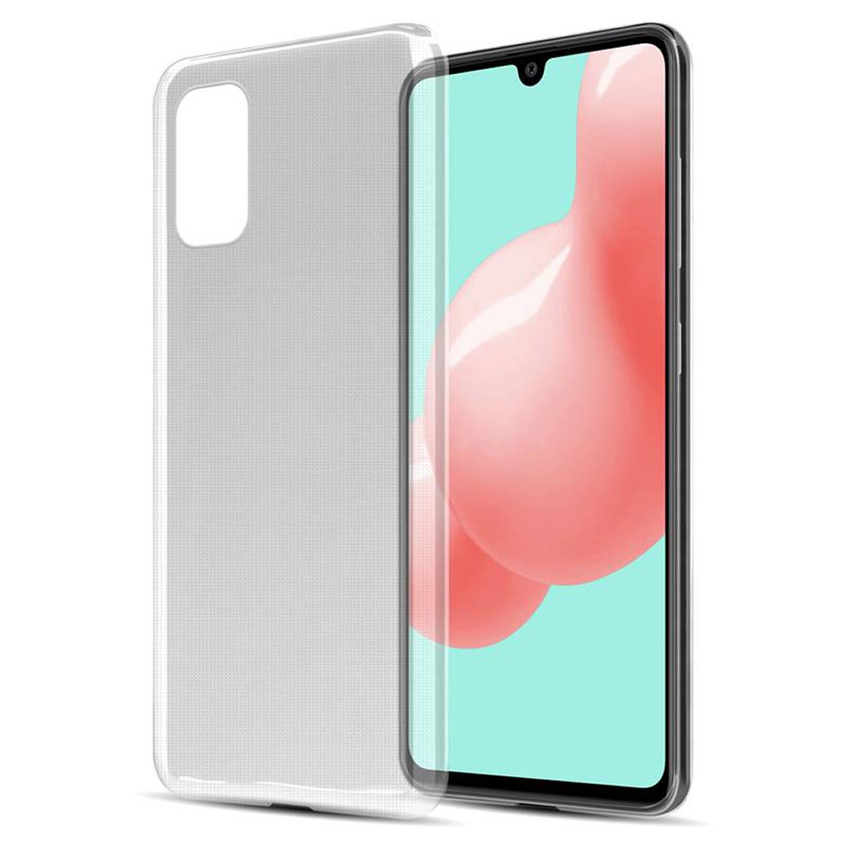 Cadorabo Hülle für Samsung Galaxy A41 Schutz Hülle in Transparent Schutzhülle TPU Silikon Cover Etui Case-0