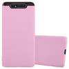 Cadorabo Hülle für Samsung Galaxy A80 / A90 4G Schutzhülle in Rosa Handyhülle TPU Silikon Etui Case Cover