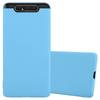 Cadorabo Hülle für Samsung Galaxy A80 / A90 4G Schutzhülle in Blau Handyhülle TPU Silikon Etui Case Cover