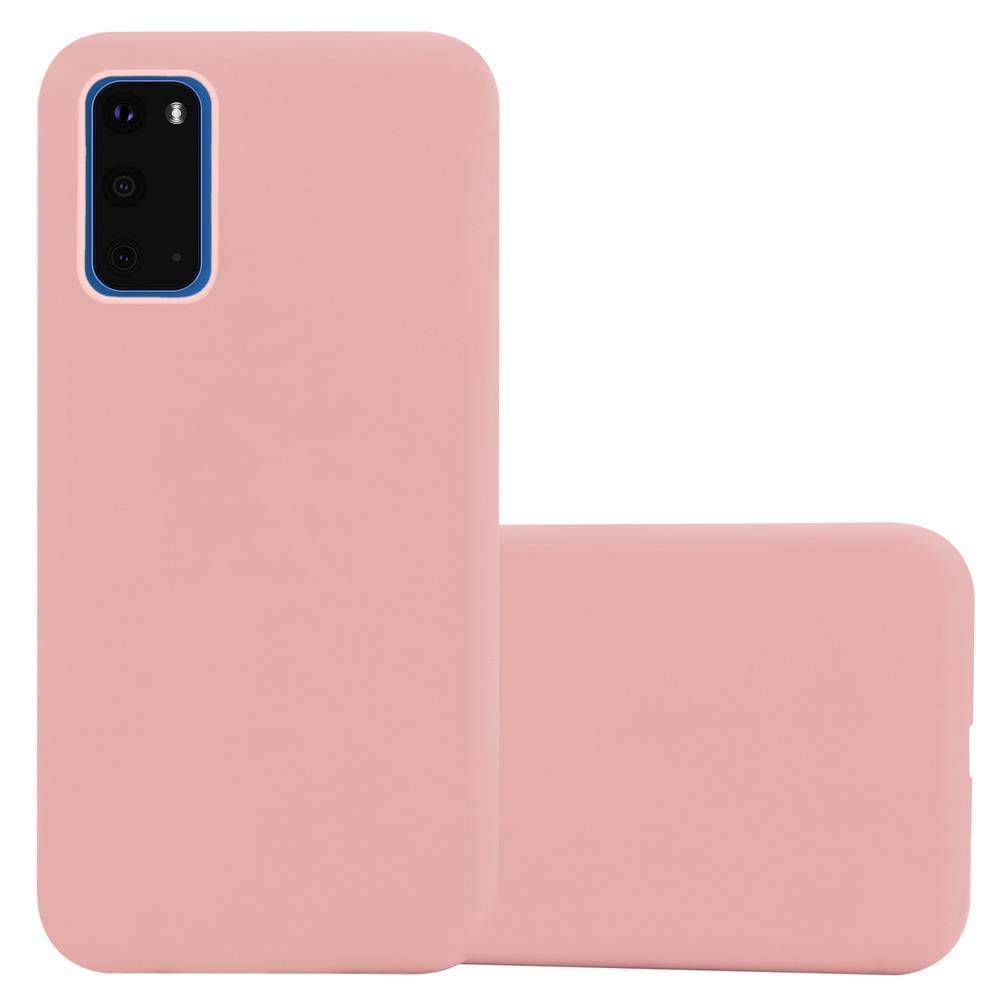 Cadorabo Hülle für Samsung Galaxy S20 Schutzhülle in Rosa Handyhülle TPU Silikon Etui Case Cover-0