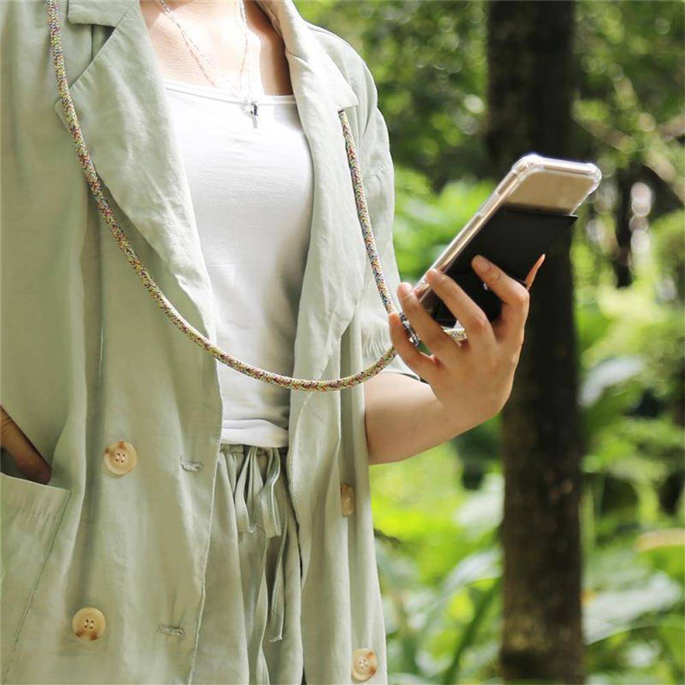 Cadorabo Schutzhülle für Samsung Galaxy NOTE 10 Hülle in Gelb Handy Kette Kordel abnehmbares Etui-2