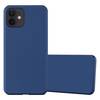 Cadorabo Hülle für Apple iPhone 12 MINI Schutzhülle in Blau Hard Case Handy Hülle Etui