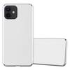 Cadorabo Hülle für Apple iPhone 12 MINI Schutzhülle in Silber Hard Case Handy Hülle Etui