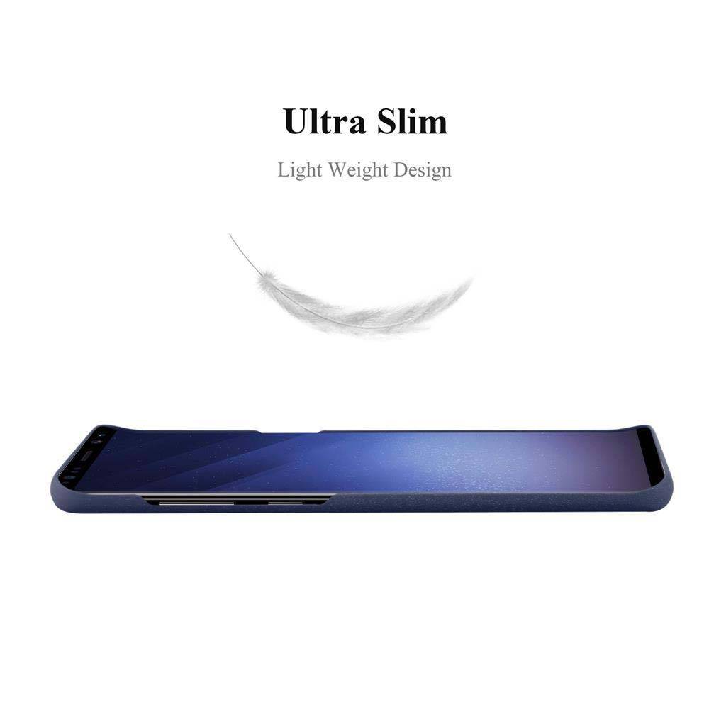 Cadorabo Schutzhülle für Samsung Galaxy S9 Hülle in Blau Etui Hard Case Handyhülle Cover-2