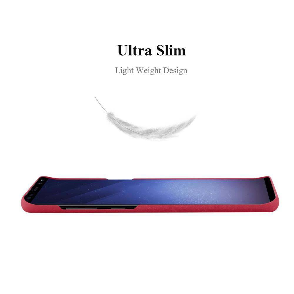 Cadorabo Schutzhülle für Samsung Galaxy S9 Hülle in Rot Etui Hard Case Handyhülle Cover-2