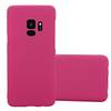 Cadorabo Schutzhülle für Samsung Galaxy S9 Hülle in Pink Etui Hard Case Handyhülle Cover