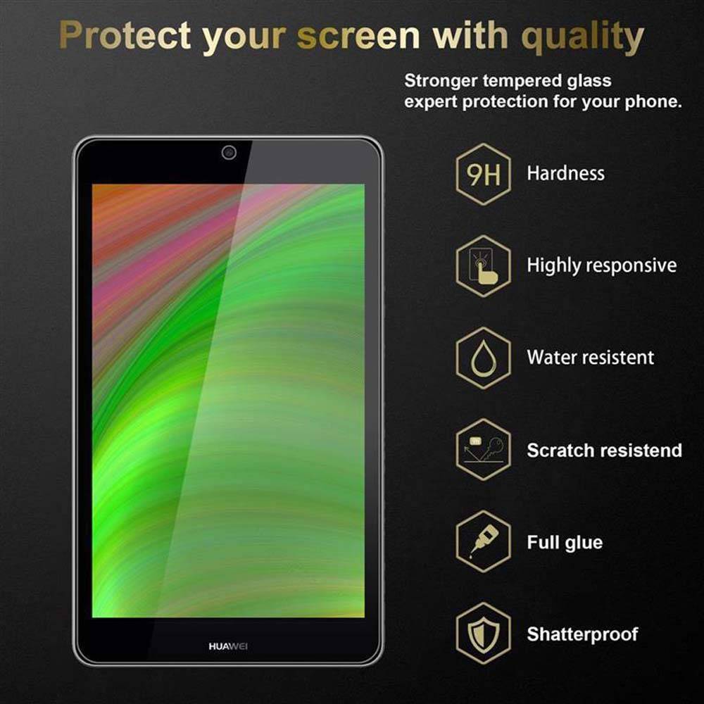 Cadorabo 3x Panzer Folie für Huawei MediaPad T3 7 (7.0" Zoll) in Transparent Tablet Schutzfolie Tempered-2