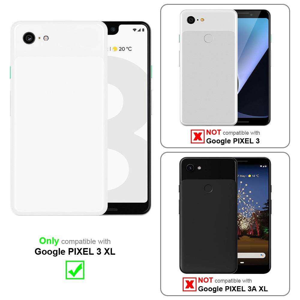 Cadorabo Handykette für Google PIXEL 3 XL in Grün - Handy Schutz Hülle Necklace mit Verstellbaren Band Kordel zum-1