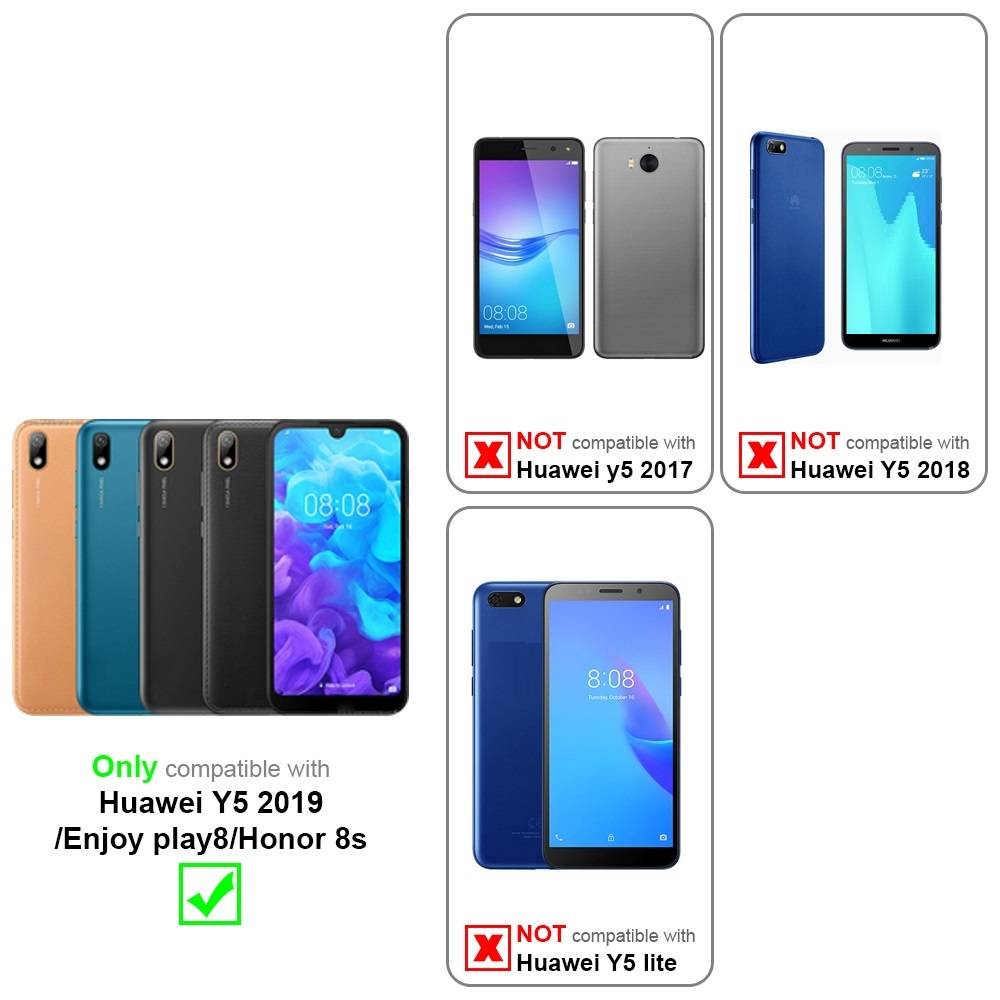 Cadorabo Handykette für Huawei Y5 2019 / Enjoy Play 8 / Honor 8S in Grün - Handy Schutz Hülle Necklace mit Verstellbaren-1