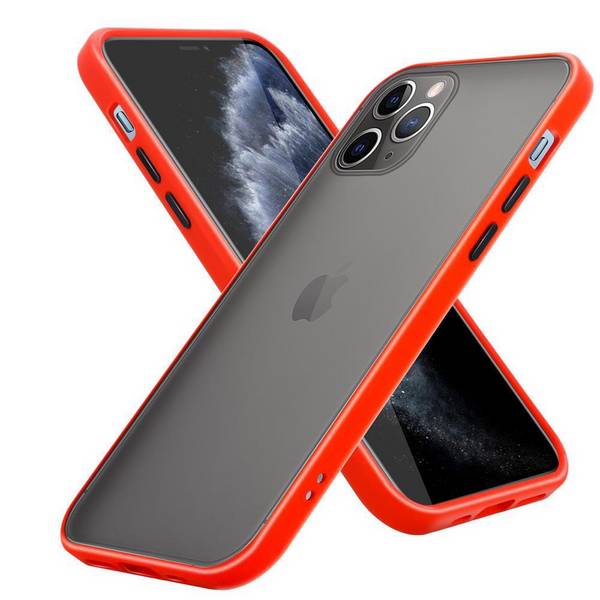 Cadorabo Hülle für Apple iPhone 11 PRO MAX Schutz Hülle in Transparent Handyhülle Hybrid Schutzhülle Etui TPU Silikon