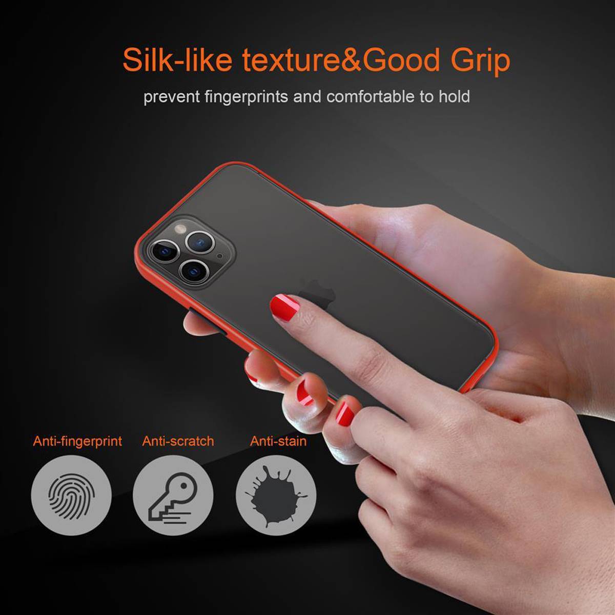 Cadorabo Hülle für Apple iPhone 11 PRO MAX Schutz Hülle in Transparent Handyhülle Hybrid Schutzhülle Etui TPU Silikon-1