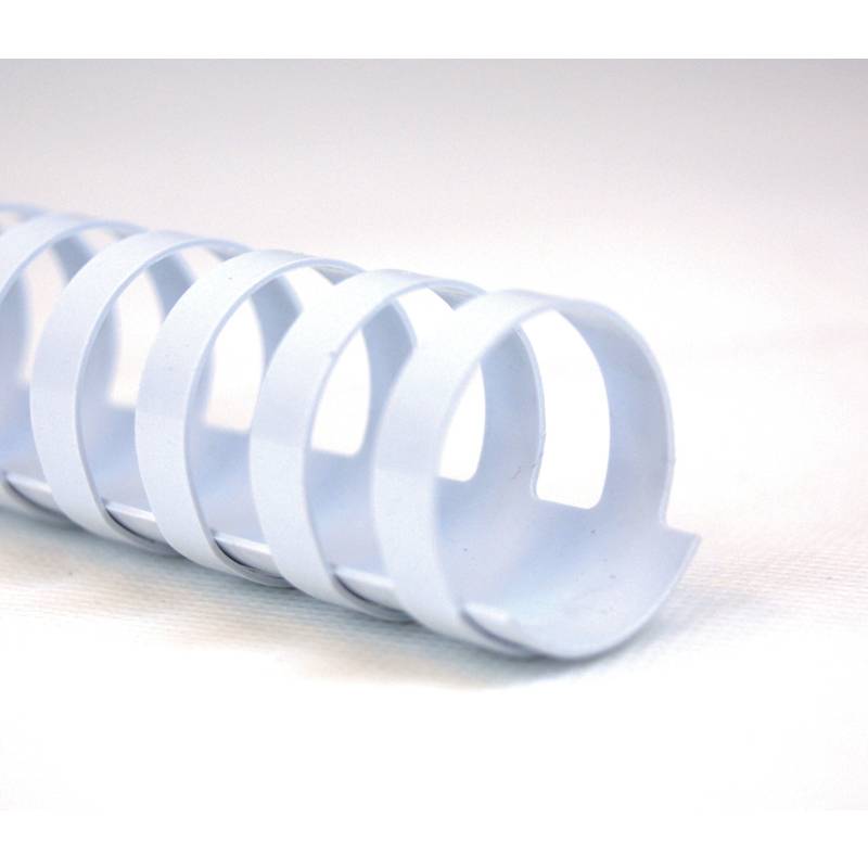 Plastikbinderücken DIN A4 16mm weiß 100 St./Pack. - Artikel: 125243101-0