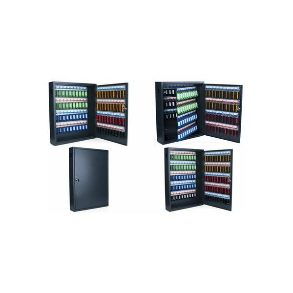 pavo Schlüsselschrank Deluxe, für 150 Schlüssel, dunkelgrau