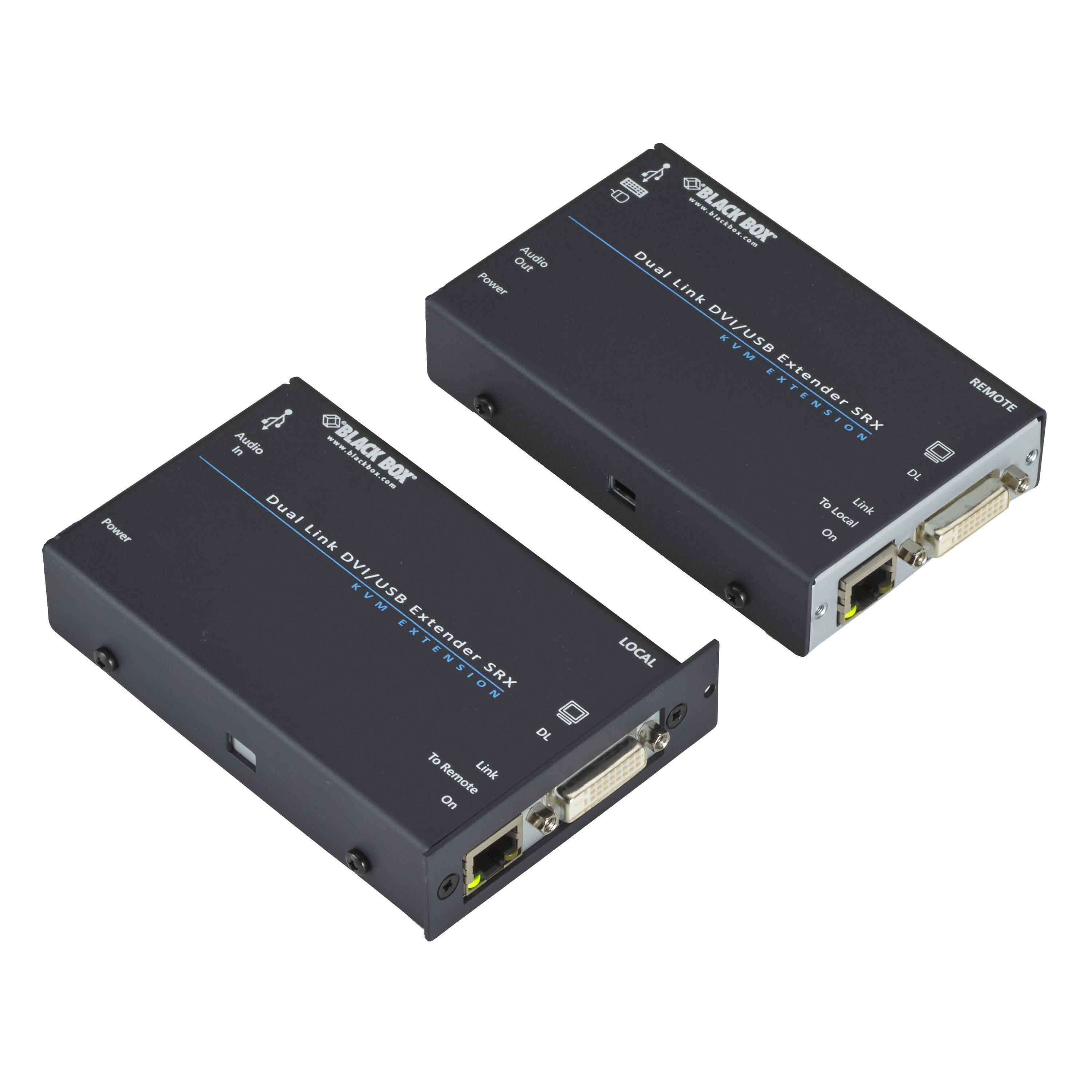 Wizard SRX Dual Link DVI Extender USB Audio - Extenderkit, (1) Dual link DVI-D, USB transparent-0
