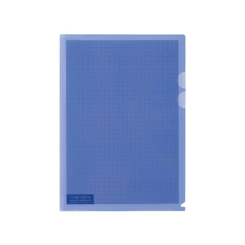 PLUS JAPAN Datenschutz-Sichthülle, DIN A4, blau-0