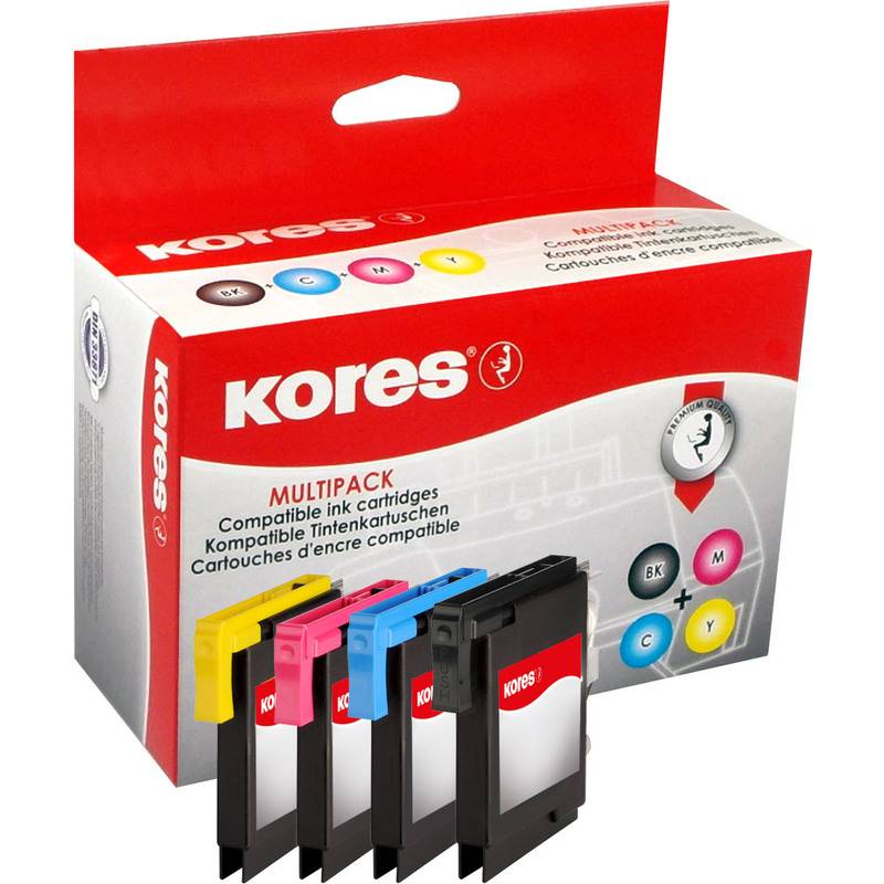 Kores Multi-Pack Tinte G1522KIT ersetzt brother LC-980BK (13009089)-0