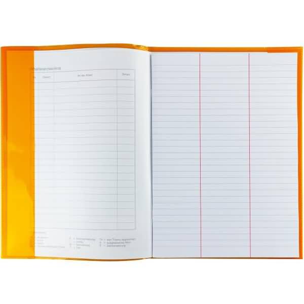 Heftschoner Transparent Plus A4 orange-1