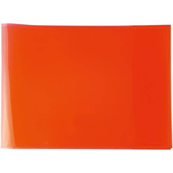 Heftschoner Transparent Plus A5 quer rot-0