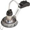 SLV 1000721 Einbauleuchte Hochvolt-Halogenlampe GU10 50 W Silber-Grau