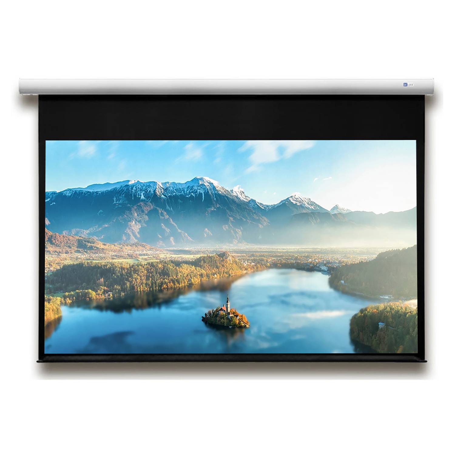 DELUXX Advanced Motorleinwand Elegance 16:9 Mattweiss Polaro 221 x 124 cm-0