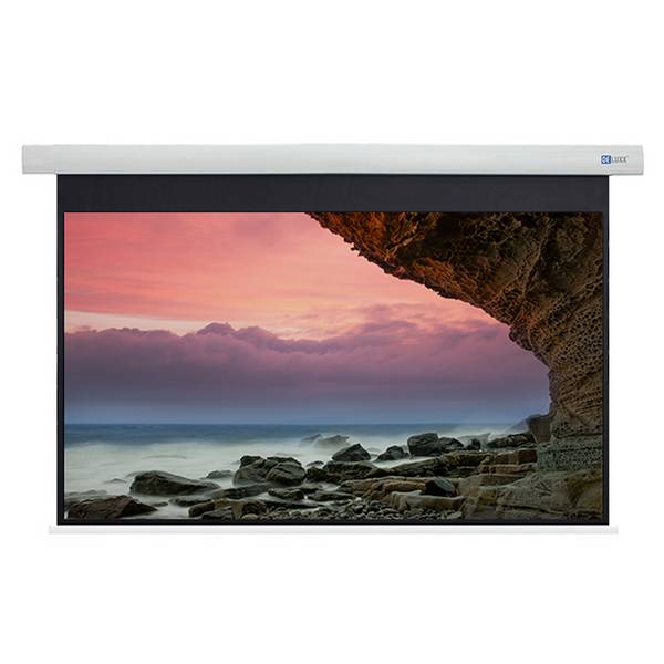 DELUXX Cinema Motorleinwand 265 x 149cm, 120" - 4K Fibre MWHT