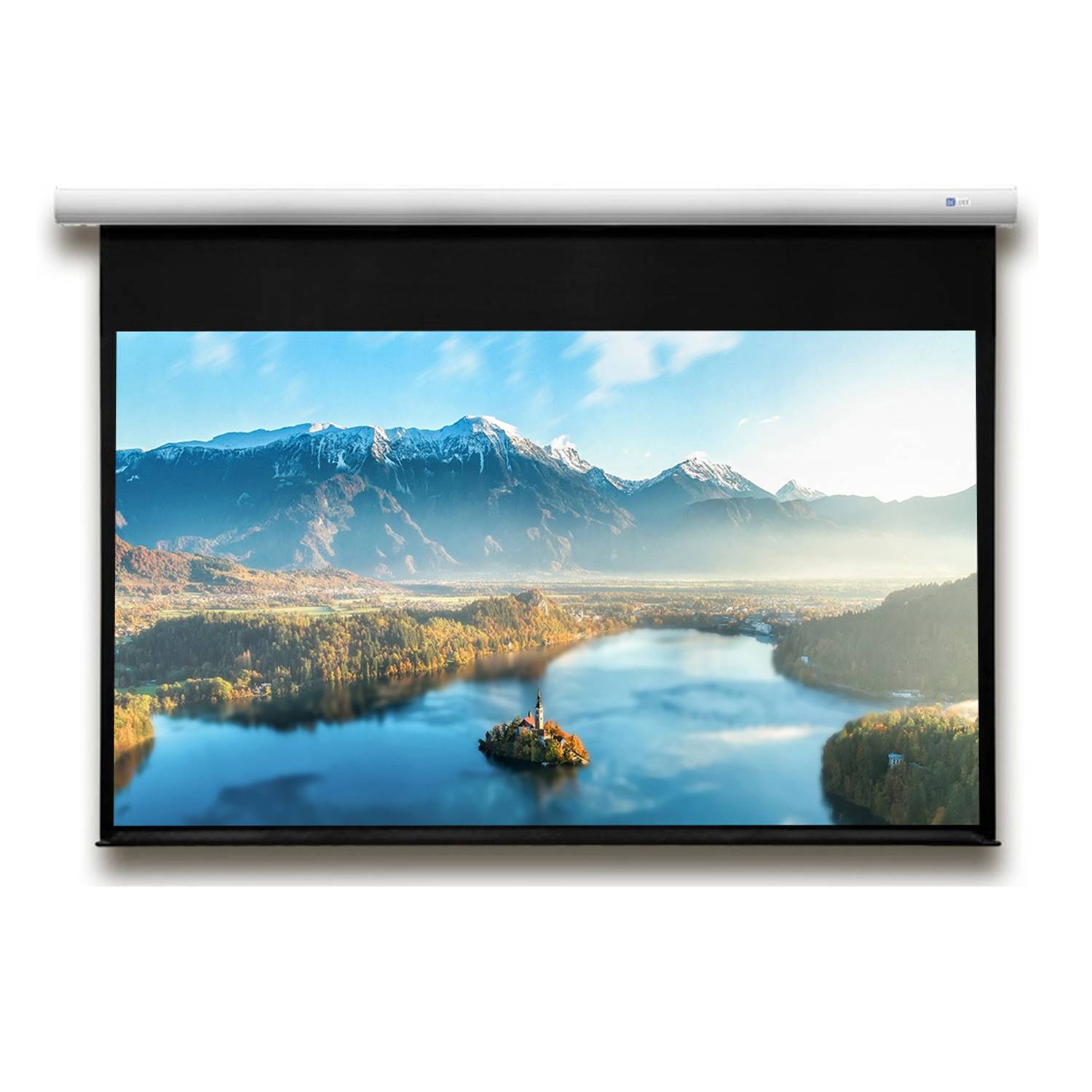 DELUXX Advanced Motorleinwand Elegance 16:9 Mattweiss Polaro 294 x 165 cm-0