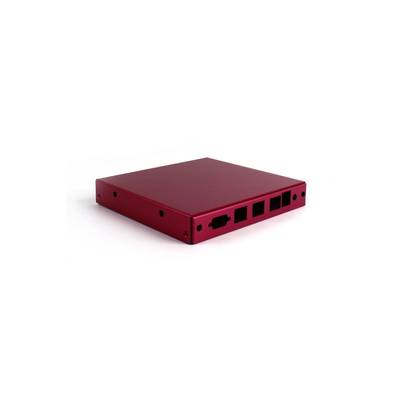 CASE1D2REDU6 - Gehäuse für APU-Serie, 3x LAN, 1x USB, 6x WLAN, rot