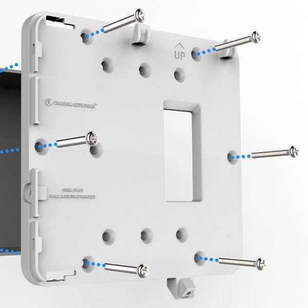 Optionale Wandhalterung für eine Zweifachanschlussdose für Cambiums e430H Access-Point (PL-DUWLGNGB-WW)