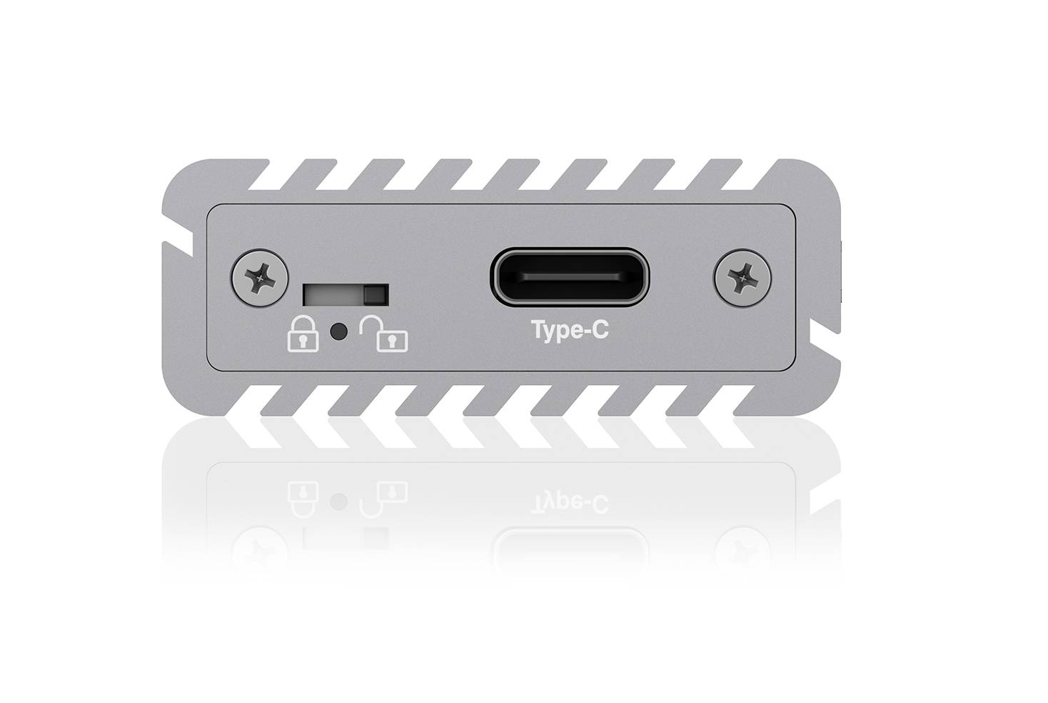 IB-1817Ma-C31, Type-C® USB 3.1 (Gen 2) zu PCIe NVMe M.2 2230/2242/2260/2280 SSD Gehäuse mit Schreibschutz-4
