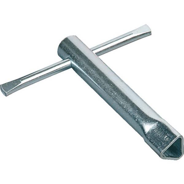 Dreikantschlüssel M10,für Absperrpfosten,Stahl,Außen: ca. 21mm,Innen: ca. 16mm