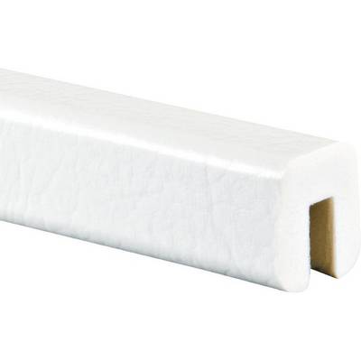 Knuffi Kantenschutzprofil Typ G, selbstklebend/zum Aufstecken, weiß, PU-Schaum, 5m-0