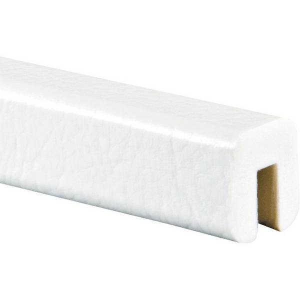 Knuffi Kantenschutzprofil Typ G, selbstklebend/zum Aufstecken, weiß, PU-Schaum, 5m