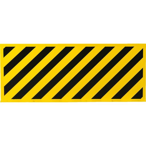 K.57 Flächenschutzprofil,z.Aufdübeln,gelb pulverbeschichtet,Stahl,1000x400x6mm