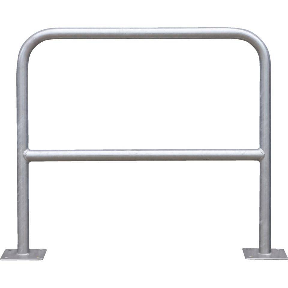 K.57 Fahrrad-Anlehnbügel Proof,Knieholm,z. Aufdübeln,verz.,Stahl,900x800mm,Ø42mm-0
