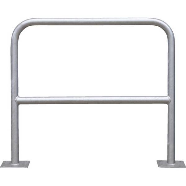 K.57 Fahrrad-Anlehnbügel Proof,Knieholm,z. Aufdübeln,verz.,Stahl,900x800mm,Ø42mm