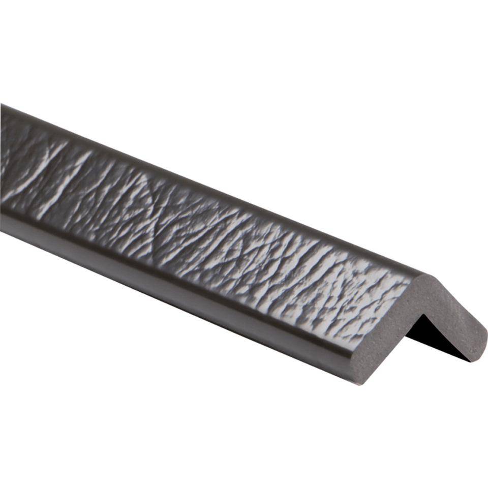 Knuffi Eckschutzprofil Typ E, selbstklebend/zum Anschrauben, schwarz, PU-Schaum, 1m-0