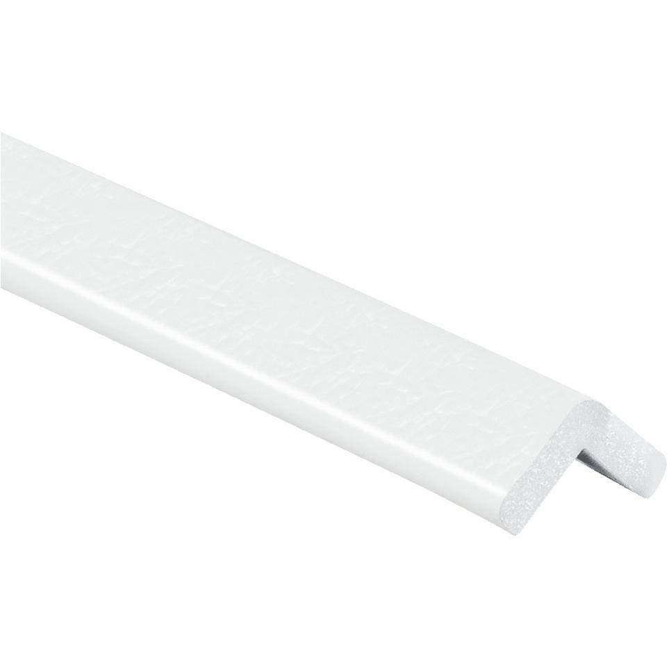 Knuffi Eckschutzprofil Typ E, selbstklebend/zum Anschrauben, weiß, PU-Schaum, 5m-0