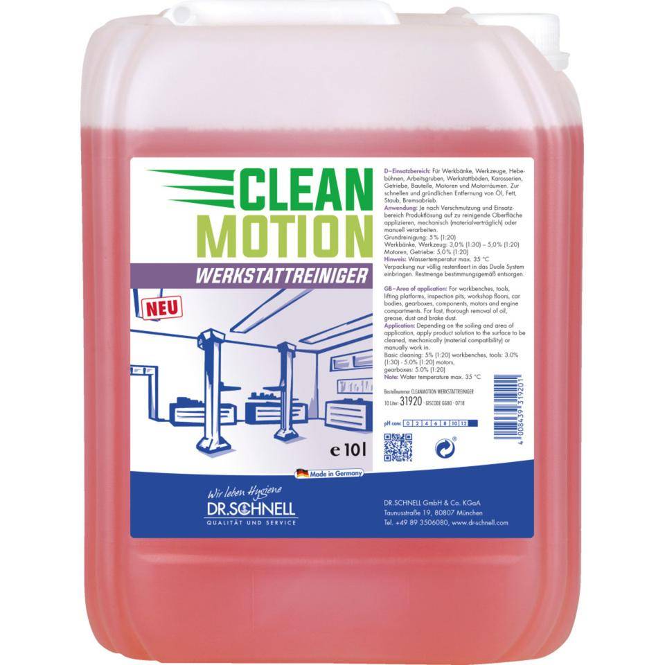 DR.SCHNELL Industrie-/Werkstattreiniger CleanMotion, 10 l/Kanister-0
