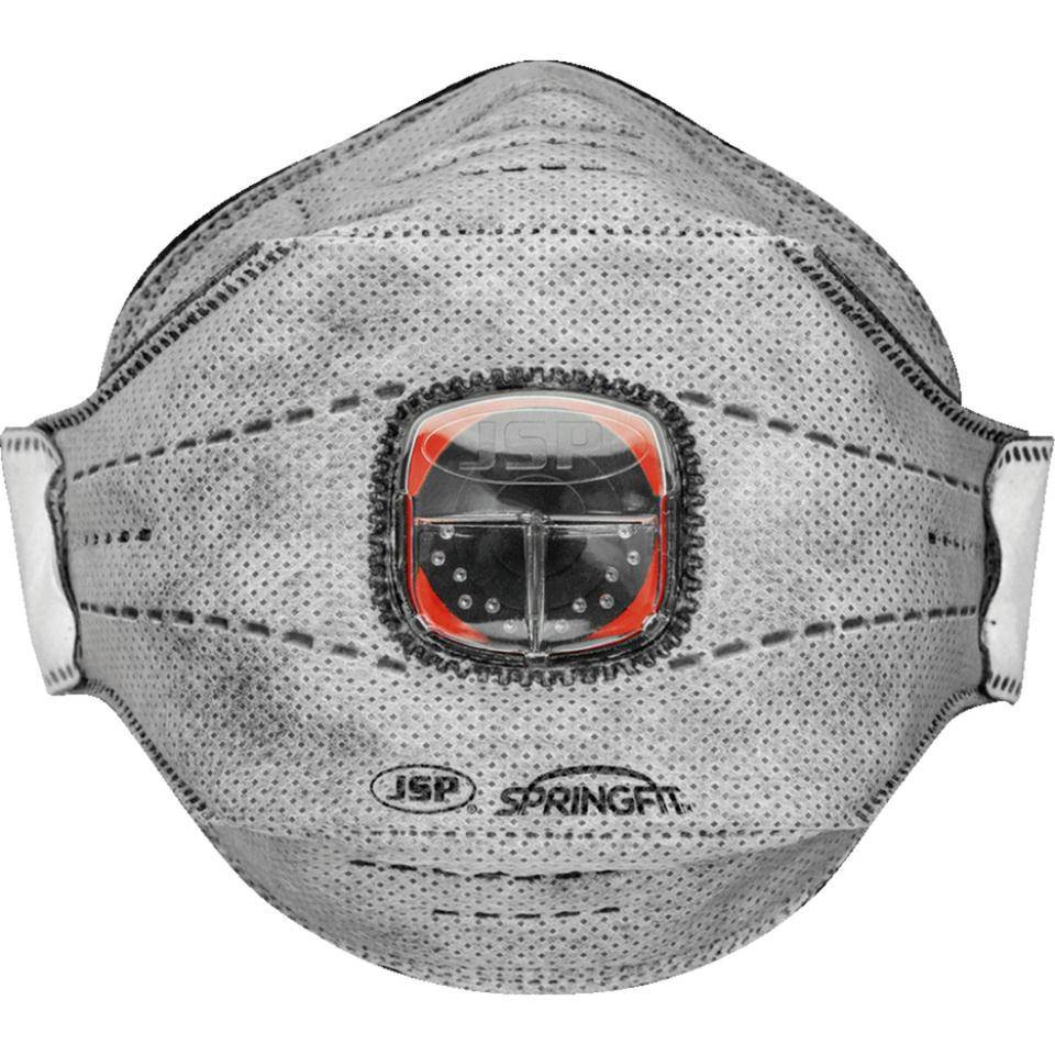JSP® Einweg-Halbmaske SPRINGFIT™ 436 FFP3 NR D,Kat.III,mit Typhoon™-Ventil,10/VE-0