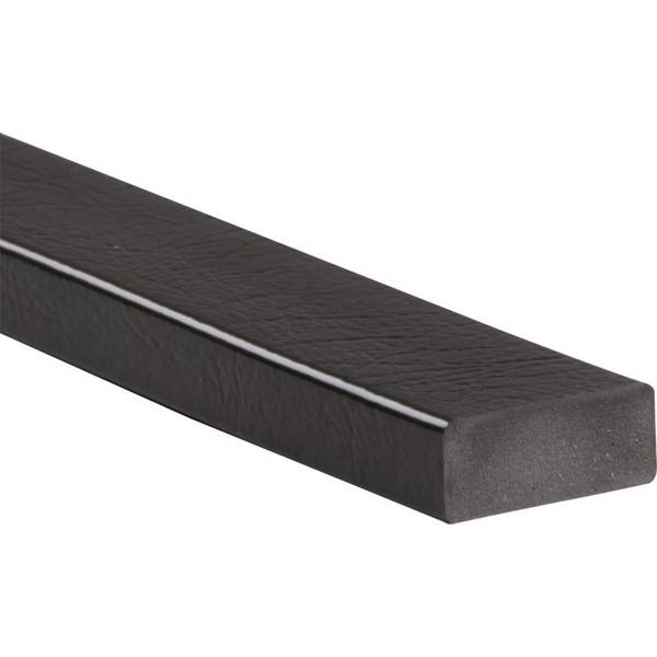 Knuffi Flächenschutzprofil Typ D, selbstklebend/zum Anschrauben,schwarz, PU-Schaum, 1m