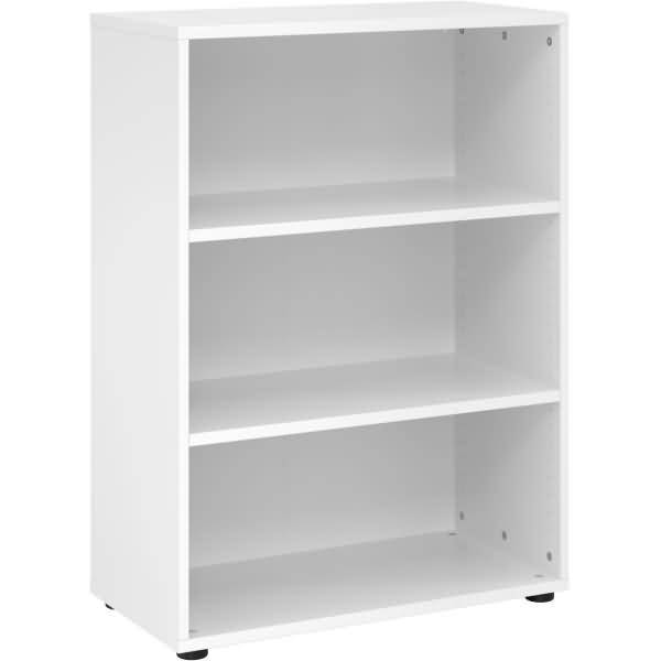 Regal 3OH 80x40x110cm Weiß-0